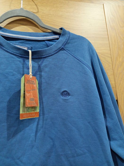 Świetna bawełniana bluza męska Fat face rozm S/M