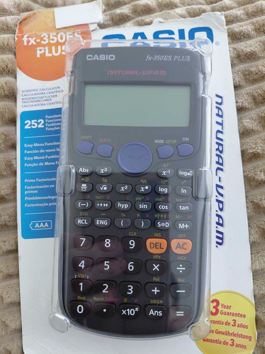 Kalkulator naukowy Casio fx-350ES PLUS 252 funkcje