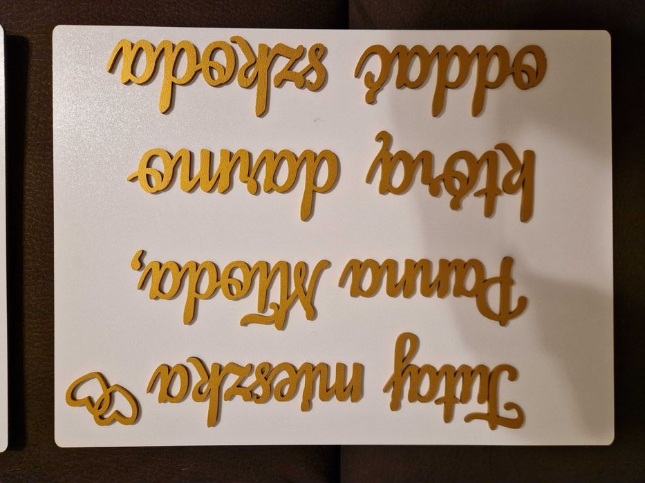 Sprzedam tablice weselne