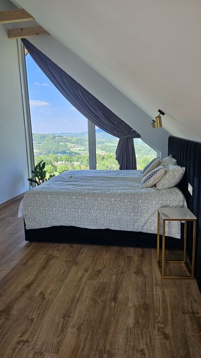 Nowe Apartamenty do wynajęcia JACUZZI BASEN Beskid Wyspowy Piękny wido