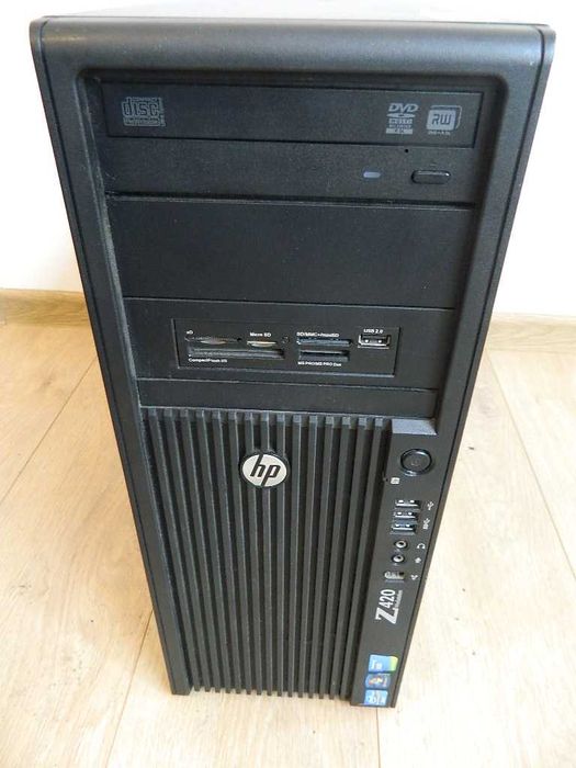 HP Z420 WorkStation Xeon E5-1620 pamięć 12GB DDR3 1TB Quadro