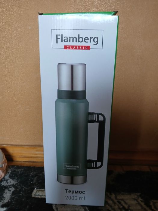 Продам новый термос из нержавеющей стали на 2 литра