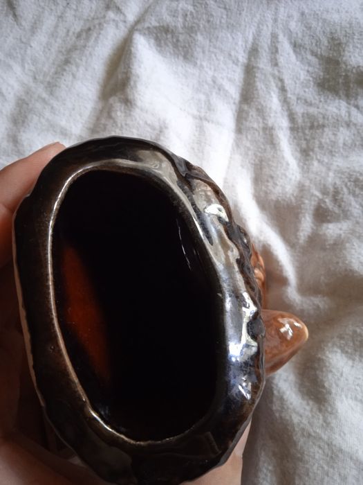 Пепельница Рукавичка обливная керамика СССР