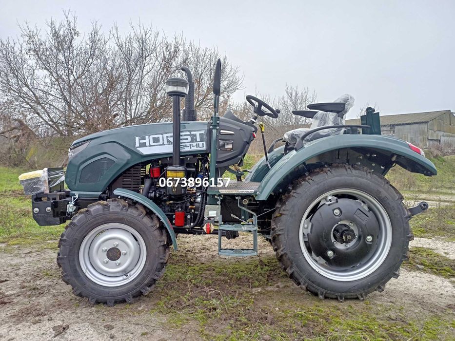 Мінітрактор HORST G 244 U (24 к.с., 4х4, ГУР) двигун КМ385ВТ, КПП (4+1)х2, 2 гідроциліндри, шини 6.5-16/9.5-24, Безкоштовна доставка Кредитуємо!