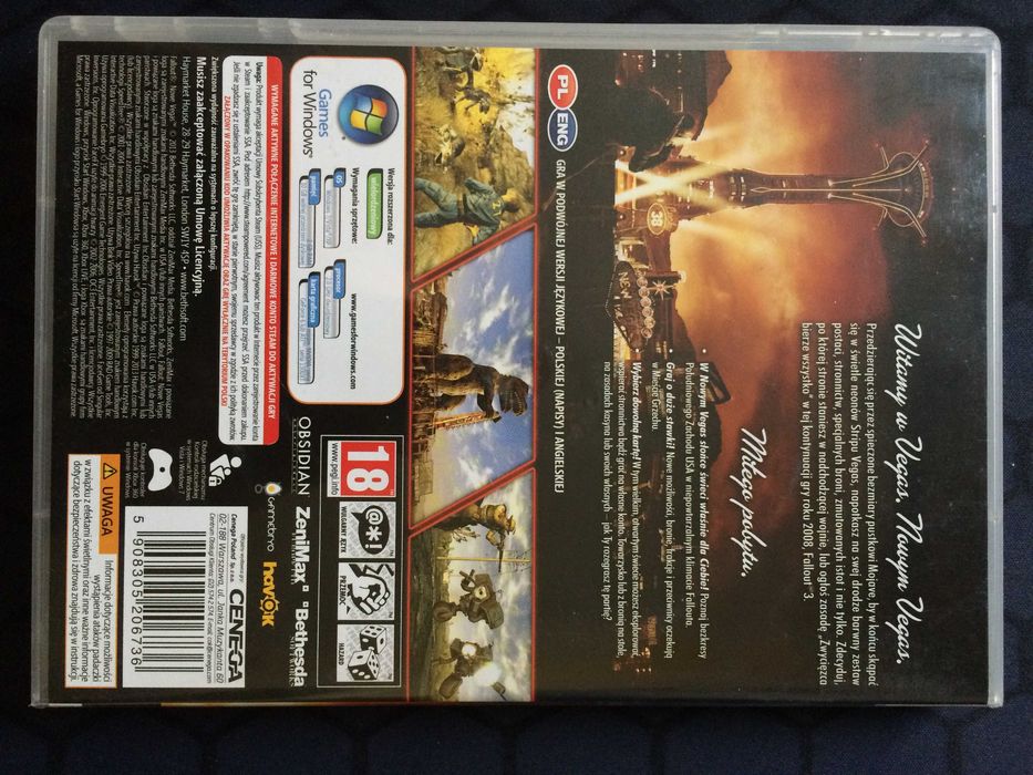 Gra PC DVD Fallout: New Vegas