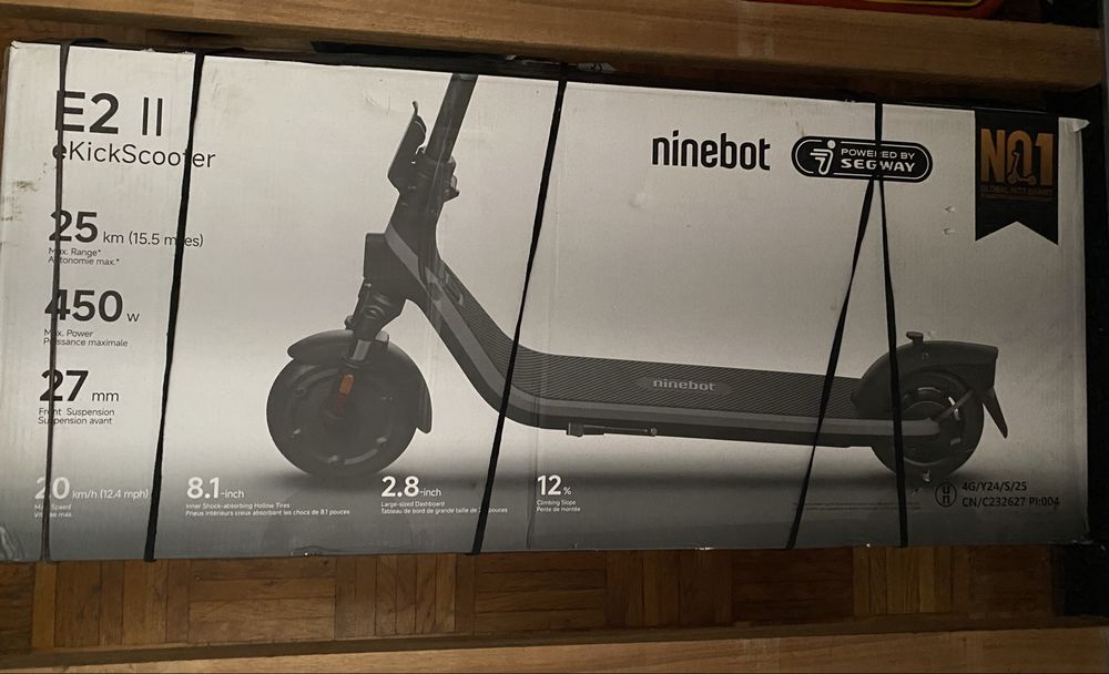 Trotinete Elétrica Segway Ninebot E2 E II – Pouco Uso