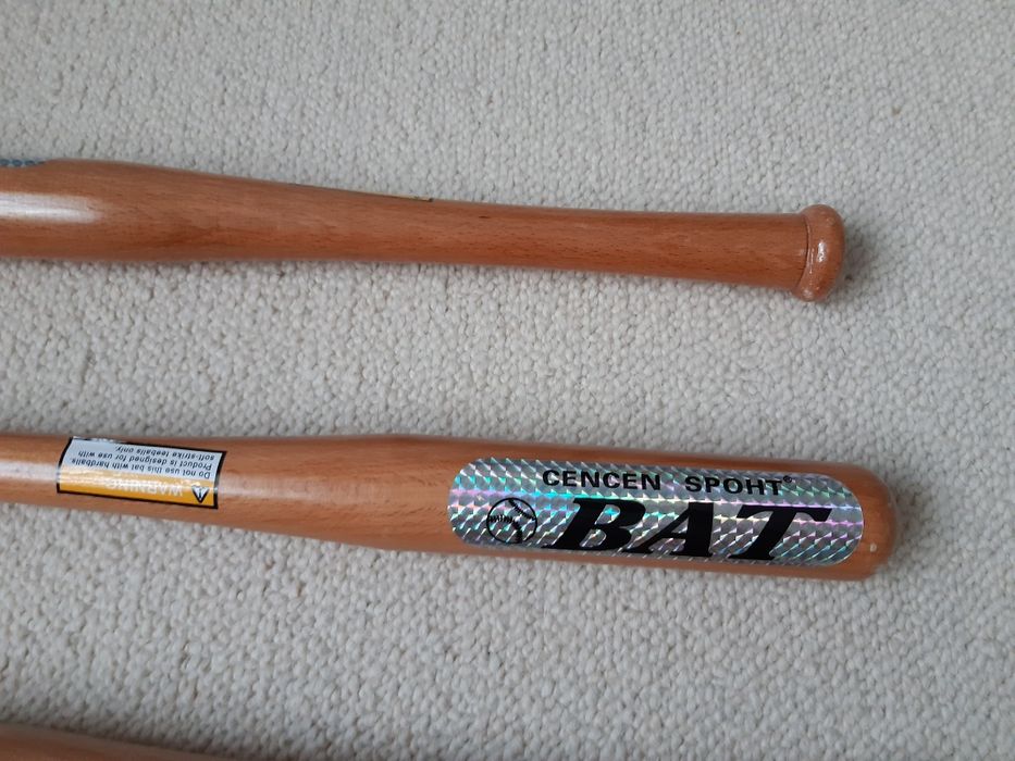 Kij do baseball Bejzbol drewniany 54cm NOWY