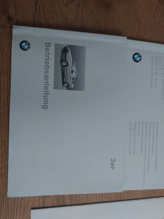 Oryginalna instrukcja BMW e36