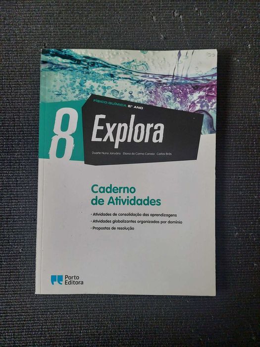 Caderno de Atividades do Manual escolar de Físico-Química 8º ano NOVO