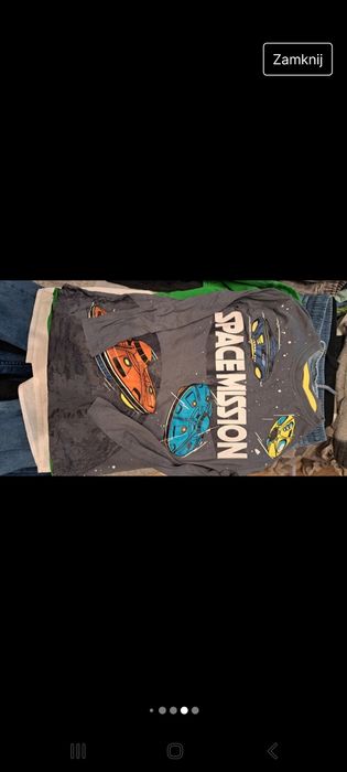 Paka ubrań chłopięce 122cm