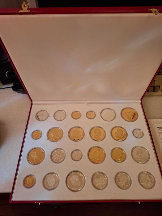 Coleção "História da Moeda Portuguesa" – 24 Moedas em Prata 925 – Art Gallery – Proof Quality