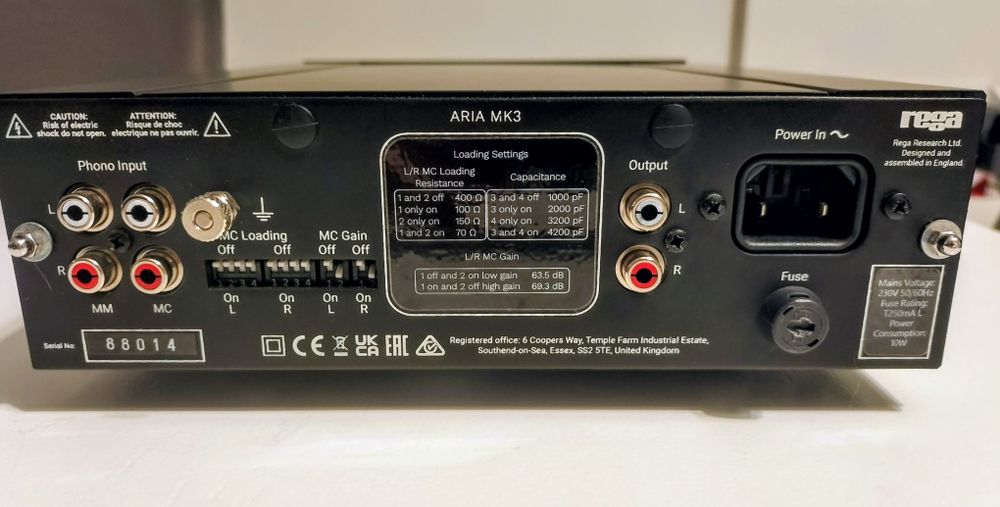 Pré de Phono Rega Aria V3 MK III