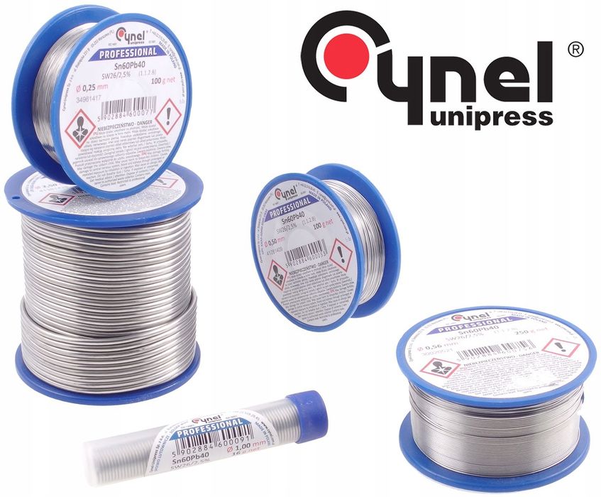 Cyna 0,7mm 250g Sn60Pb40 Cynel