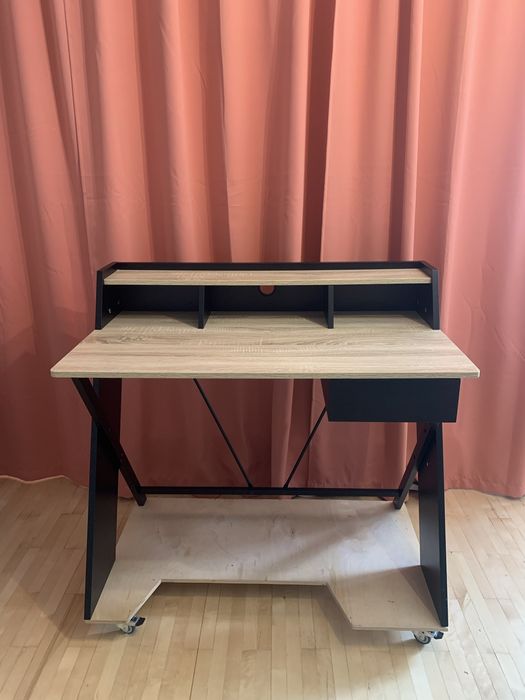 Biurko loft dab sonoma  małe kompaktowe