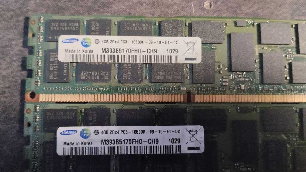 Серверна оператина пам'ять Samsung1333Mhz\Kingstone1866Mhz DDR3 16Gb