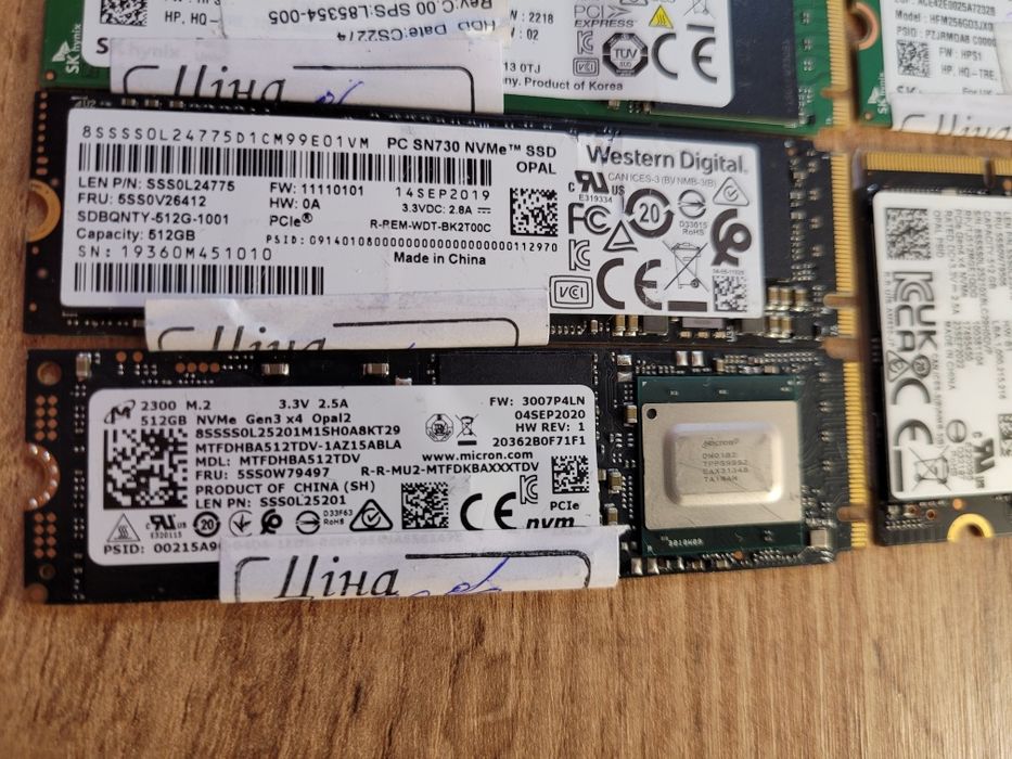 SSD ОПТ  M2 пам'ять 100% стан 256