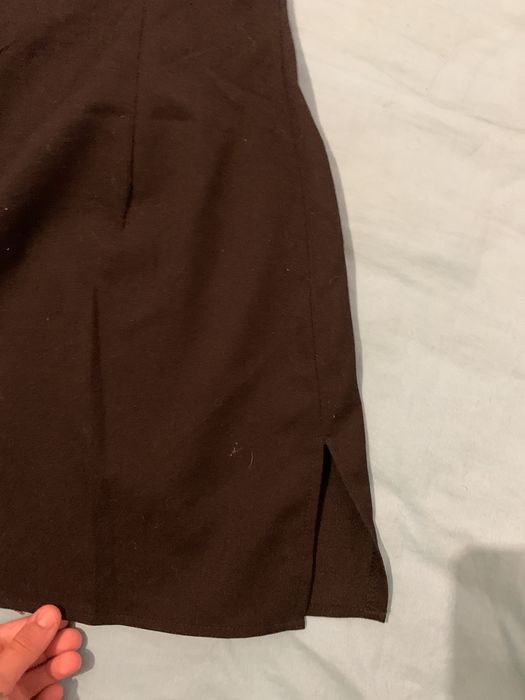 Vestido justo de alças