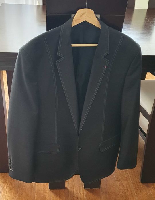 Garnitur męski granatowy Bruno Zinger rozmiar XL 176/58/104