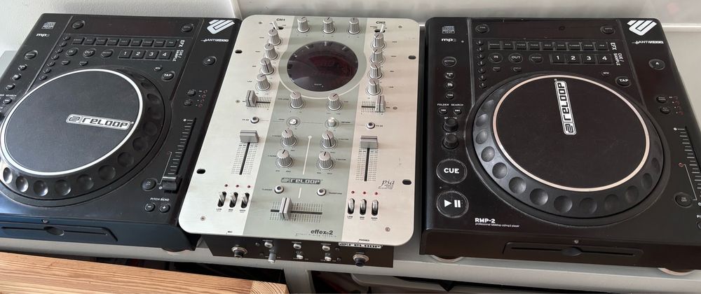 Zestaw reloop 2x rmp-2 plus mikser effex 2