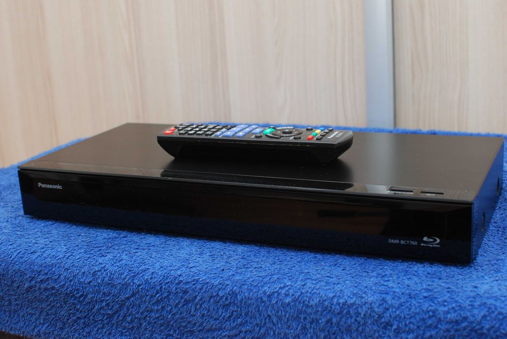 Nagrywarka Blu-ray z dyskiem HDD Panasonic DMR-BCT760  do zgrywania VHS.