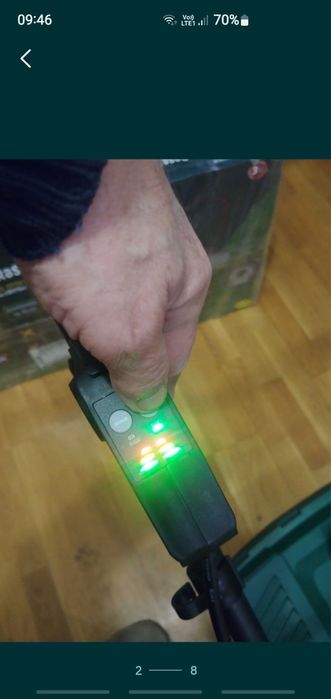 Аккумуляторная газонокосилка Parkside