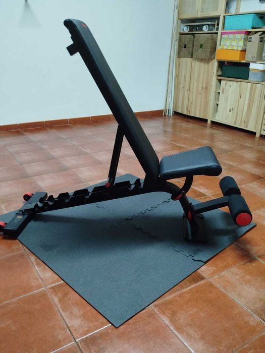 Banco de Musculação, Inclinável Decathlon + 4 Base chao