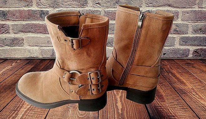 buty bikery walkery półbuty motocyklowe beżowe