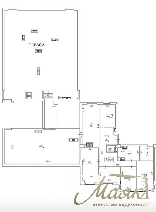 Многокомнатная квартира по адресу ул. Иоанна Павла II (площадь 416 м²) - Atlanta.ua - фото 2