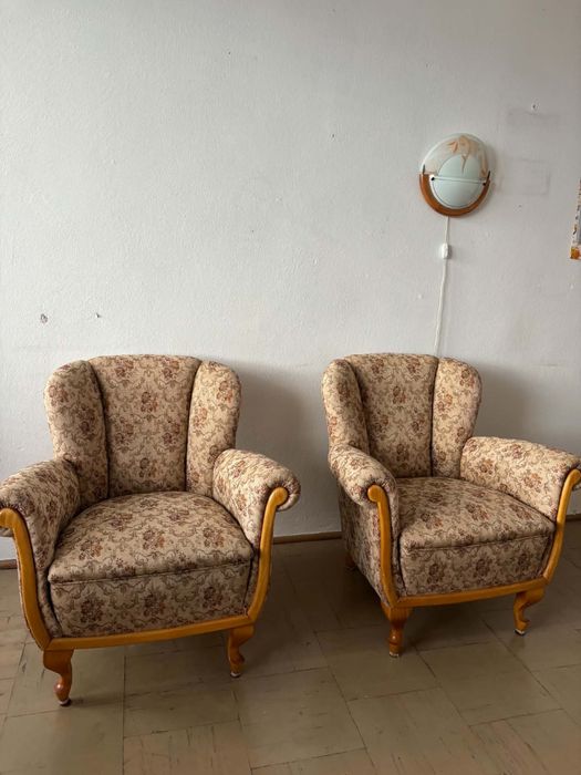 2 fotele na sprzedaż, lata 80te