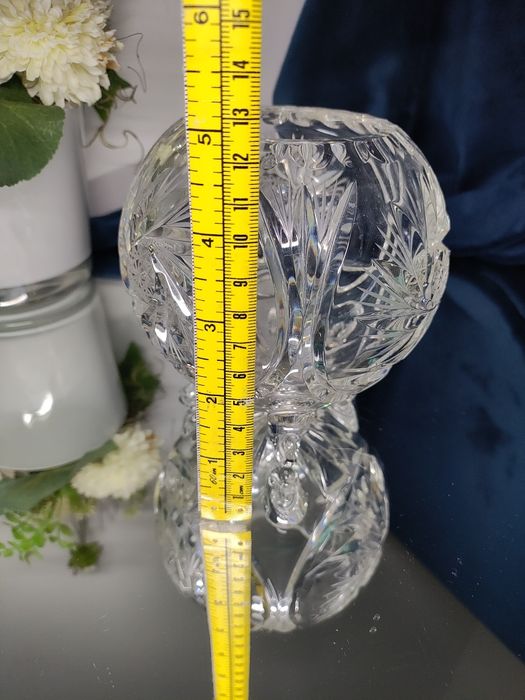 Kryształowa bomboniera wazon