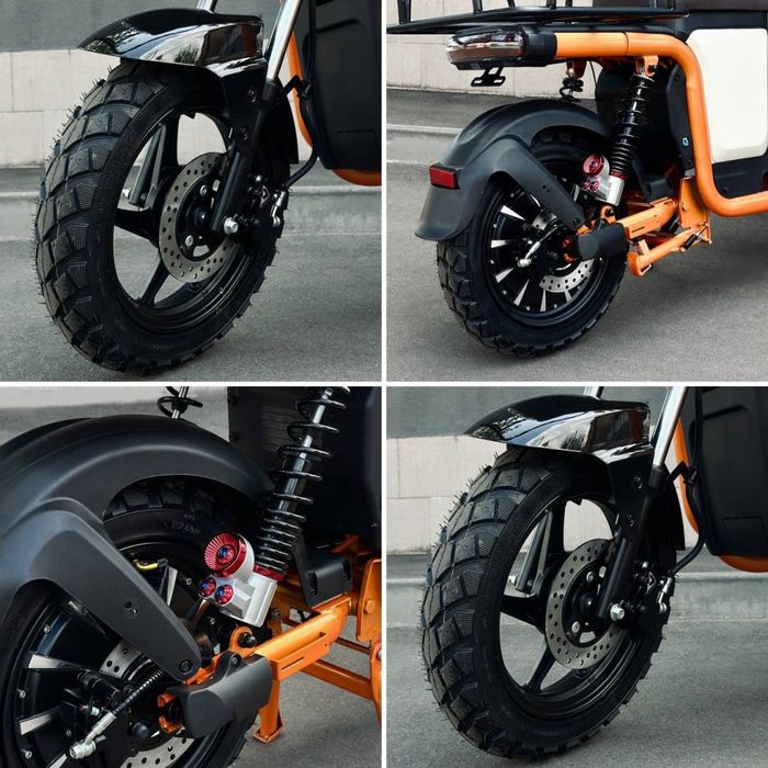 Електроскутер вантажний Keyto 02 Urban Deliver 1200W 60V,40Ah