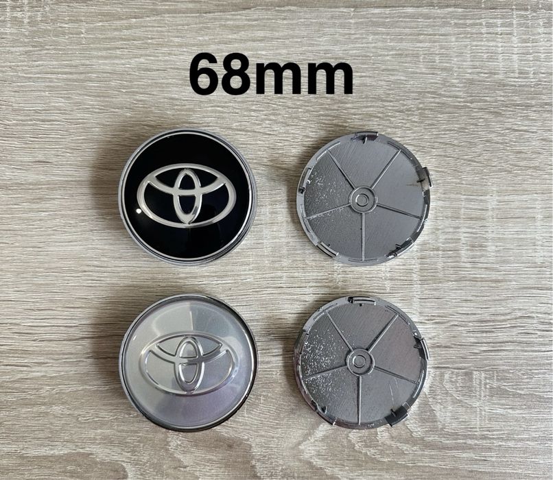 Conjunto 4 Centros Jantes Toyota 56mm 57mm 60mm 62mm 65mm 68mm