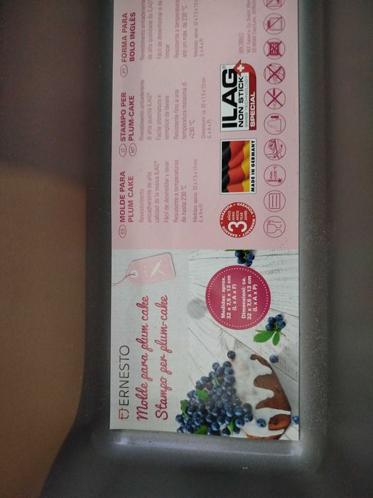 Forma para bolo inglês. NOVA64861698999809122