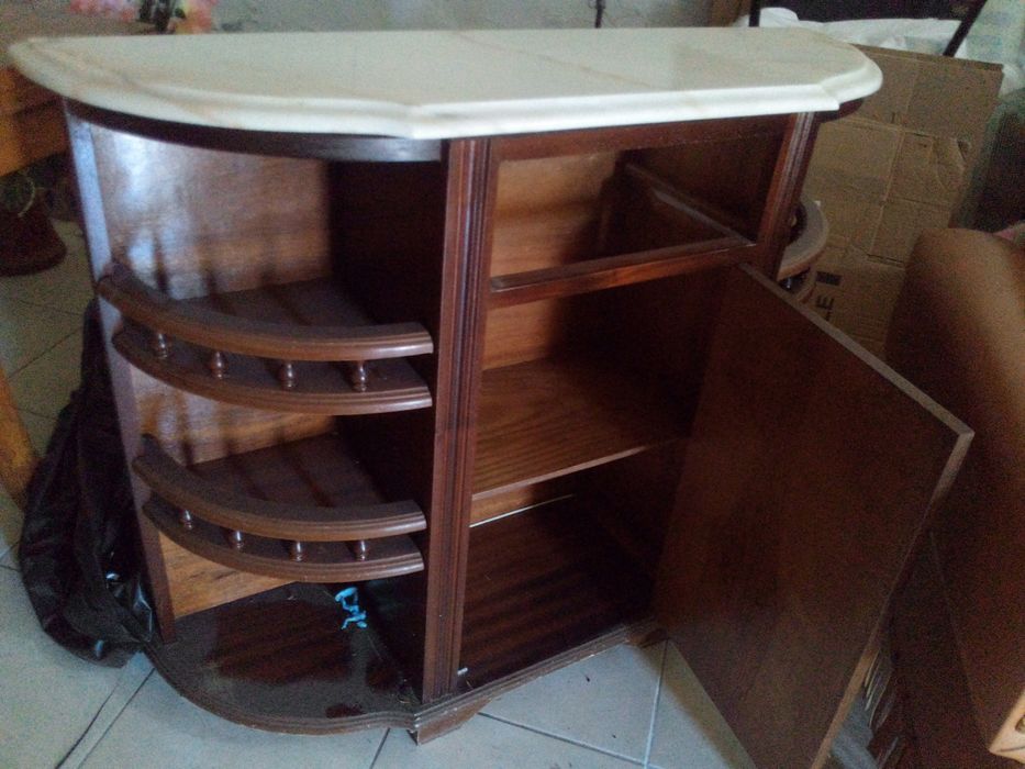 Móvel Consola em Mogno