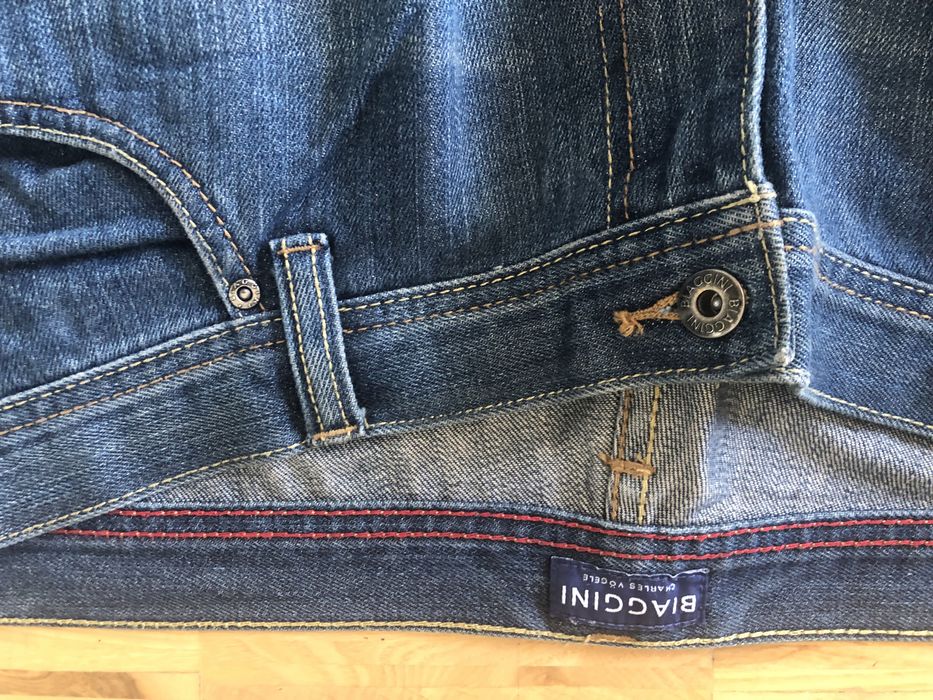 Duże granatowe jeansy 190cm