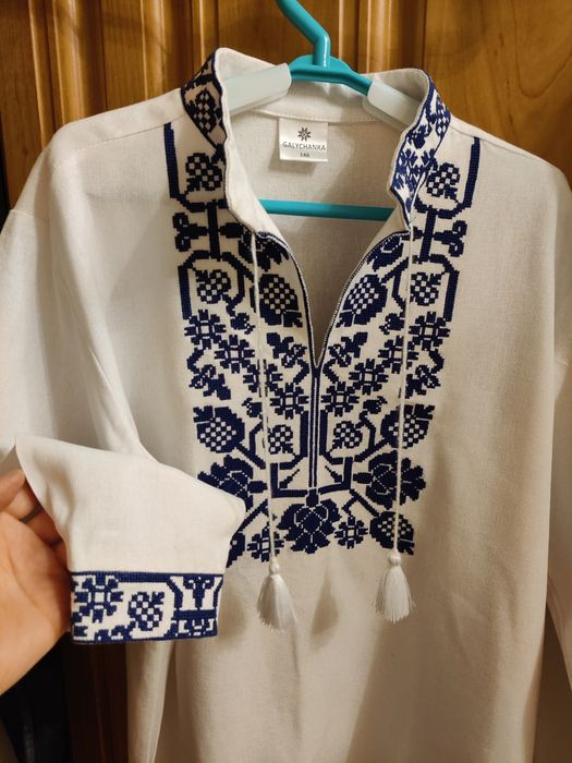 Вишиванка  льняна Галичанка  146