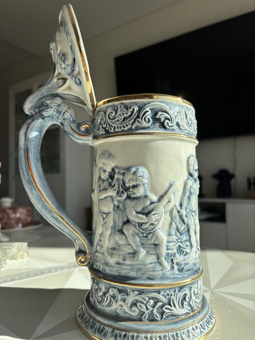 Caneca de Cerveja R. Capodimonte Itália – Tampa e Querubins
