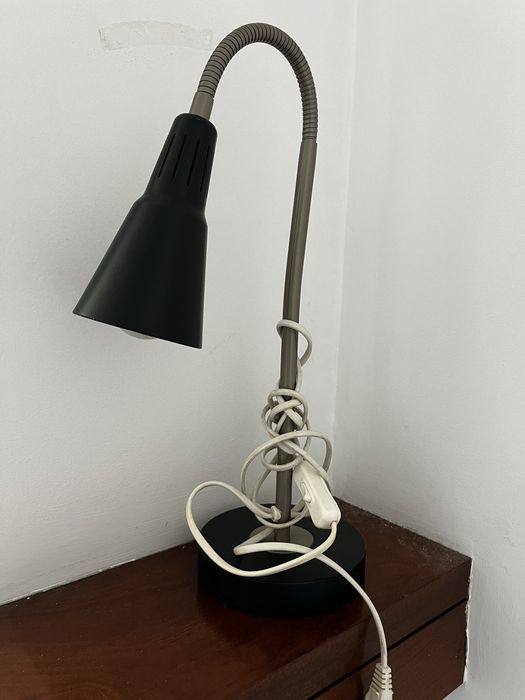 Candeeiro ikea preto