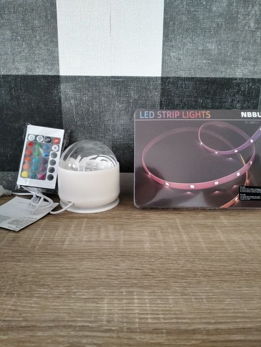 Projektor led + taśma led