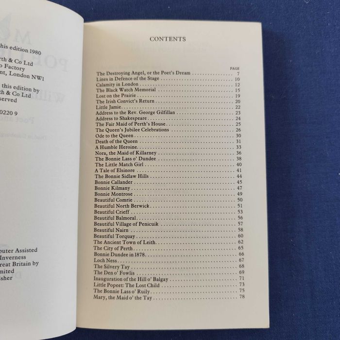 William McGonagall - More Poetic Gems