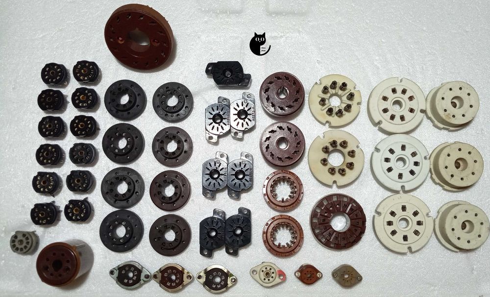 Панельки до радіоламп ІН,ПЛ-7,ГУ-50,ГУ-81/80 та інші.Радіолампи.