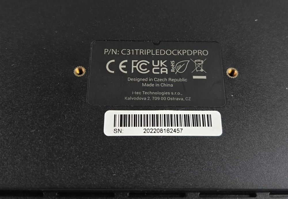 I-TEC C31TRIPLEDOCKPDPRO Hub Stacja Dokująca Przewodowa
