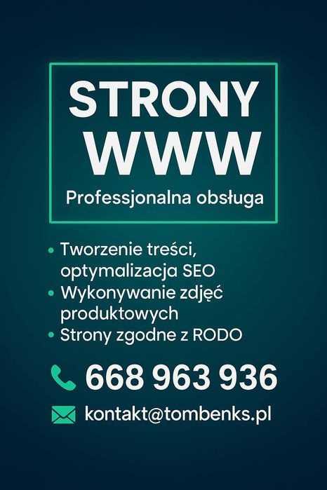 Profesjonalne strony internetowe WWW | SEO | Treści + zdjęcia