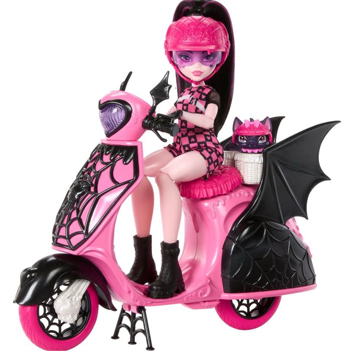 Дракулаура Монстер Хай Monster High Draculaura Vamptastic Scooter