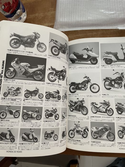 Catálogo livro Honda 50 anos