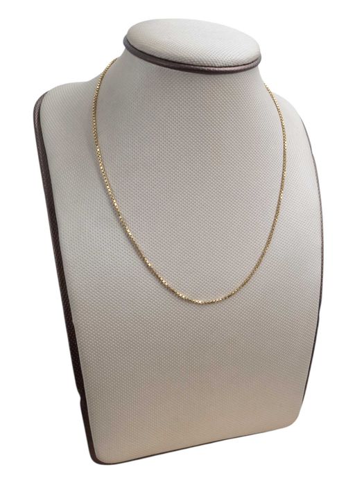 Złoty łańcuszek kostka – 5,38 g – p750 – 42 cm
