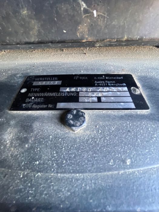 Piec kominek wolnostojący Rika Austria 6kw