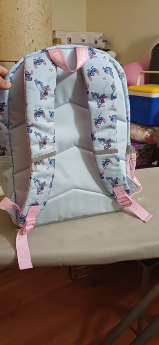 Mochila escolar e estojo