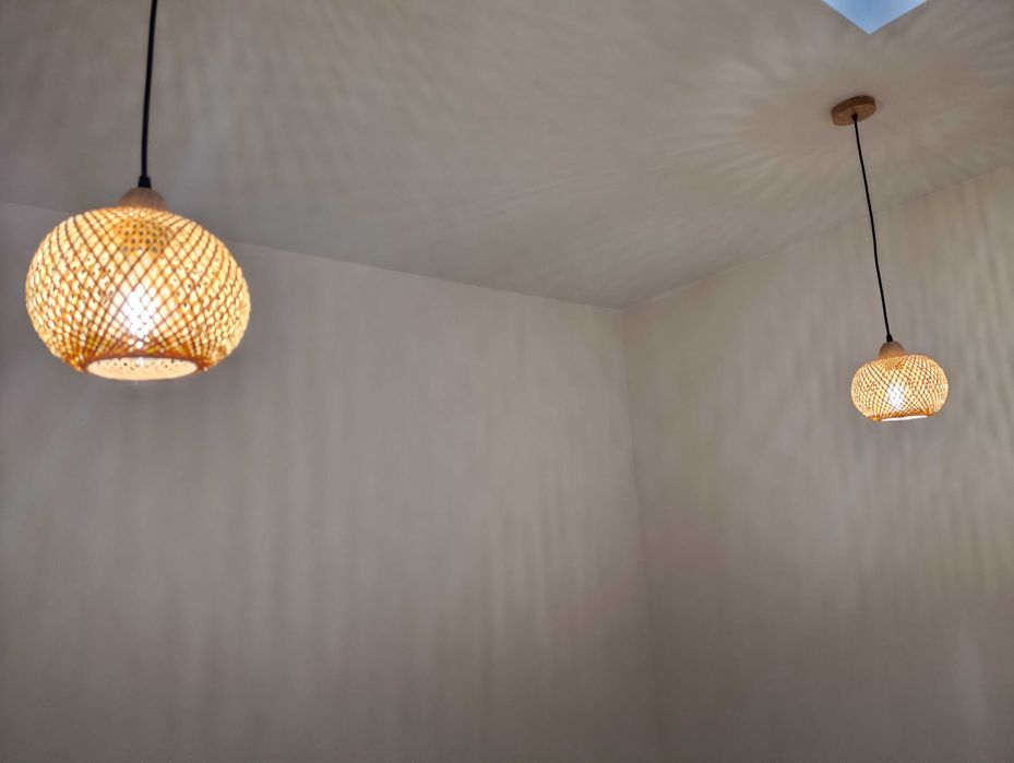 Lampa bambusowa wisząca bambus boho