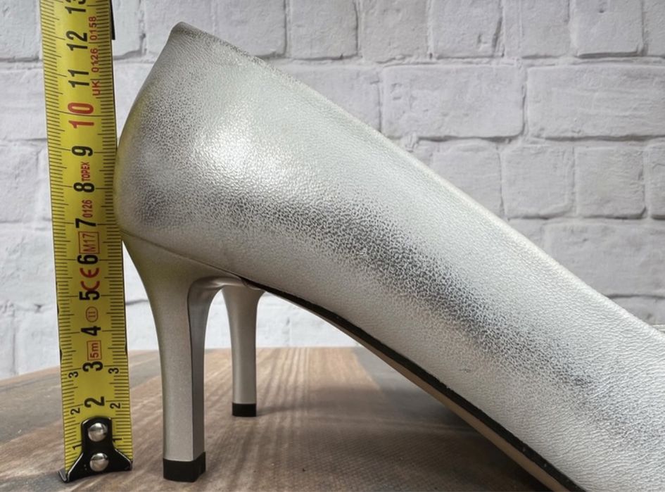 Boccato Srebrne szpilki rozm 36